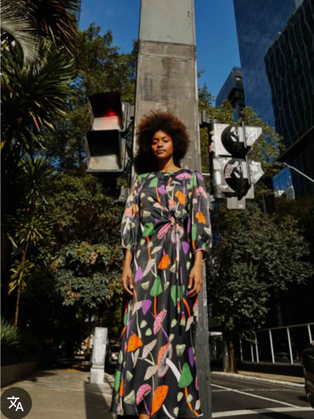 Farm Rio Mushroom Midi Dress